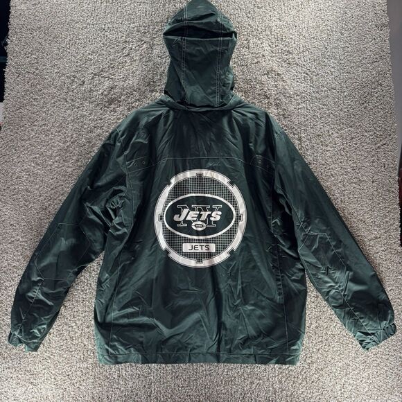 New York Jets Jacket Mens 2XL‎ XXL NFL Pro Line New With Tags Green NY Football